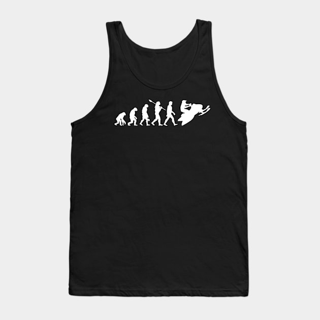 Snowmobile Evolution Sport Lovers Tank Top by juliannacarolann46203